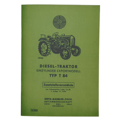 Steyr 84, Zusatz zu Ersatzteilkatalog Typ 80