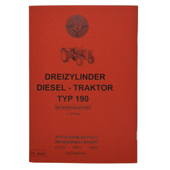 Steyr 190, 36 PS, 3-Zylinder, Betriebsanleitung