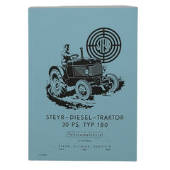 Steyr 180, 2-Zylinder, 30 PS Ersatzteilkatalog