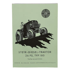 Steyr 180 mit 26 PS Ersatzteilkatalog