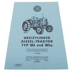 Steyr Traktor 185, 185a, Ersatzteilkatalog