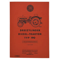 Steyr 190 Ersatzteilkatalog