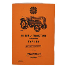 Steyr 188, 2 cilindri, istruzioni per l'uso