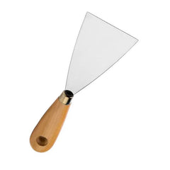 spatula with wooden handle painted