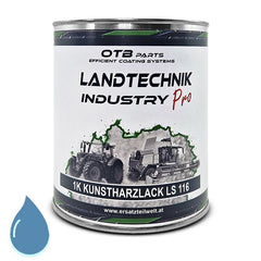 Eicher Hellblau LM 0230 Kunstharzlack 1kg – OTB Efficient Coating Systems für Eicher Traktoren