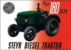 180 Traktor Poster