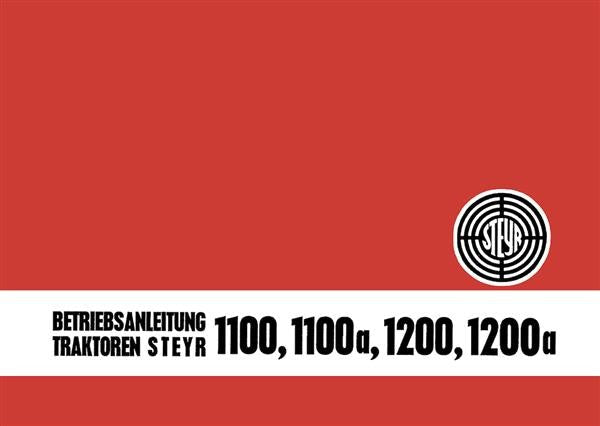 1100 1100a 1200 1200a Traktor Betriebsanleitung