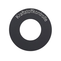Schild Kraftstoffkontrolle