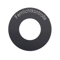 Schild Fernlichtkontrolle
