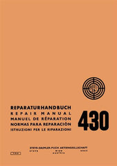 430 Traktor Reparaturanleitung