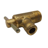 Coolant drain tap to engine block