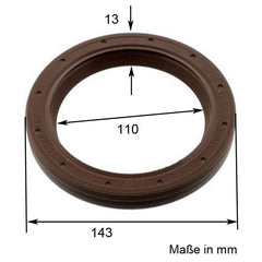 T188 - 430 Kurbelwellendichtring hinten