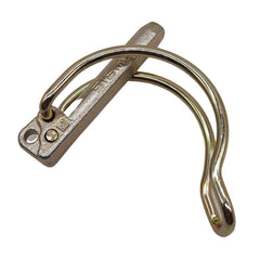 Pipe hinged plug galvanized, 10mm, length 42mm