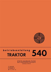 540 540a 540h 540g Traktor Betriebsanleitung