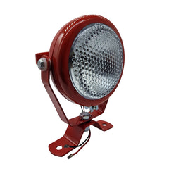 Arbeitsscheinwerfer Rot rund Ø 160 mm mit Schalter – Metallgehäuse