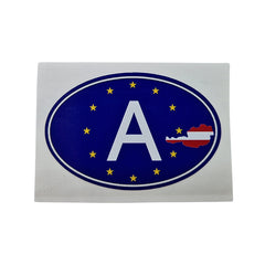 Aufkleber A Österreich - Europa