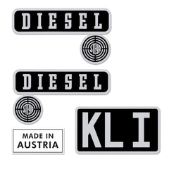 Steyr T80 Aufkleber-Set für die Motorhaube