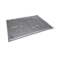 Beschränkungstafel 15 km/h von hinten