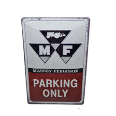 Blechschild - Massey Ferguson Parking only
