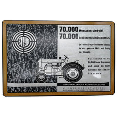 Blechschild - Steyr 70.000