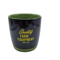 Hochwertige Kaffeetasse „John Deere“ von hinten