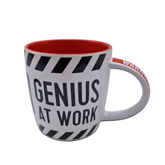 Hochwertige Kaffeetasse „Genius at Work“