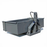 Fritz Kippmulde Standard 950 Oststeirer in Grau RAL 7016 – hydraulisch einfach wirkende Heckkiste für Traktor, Kat. I