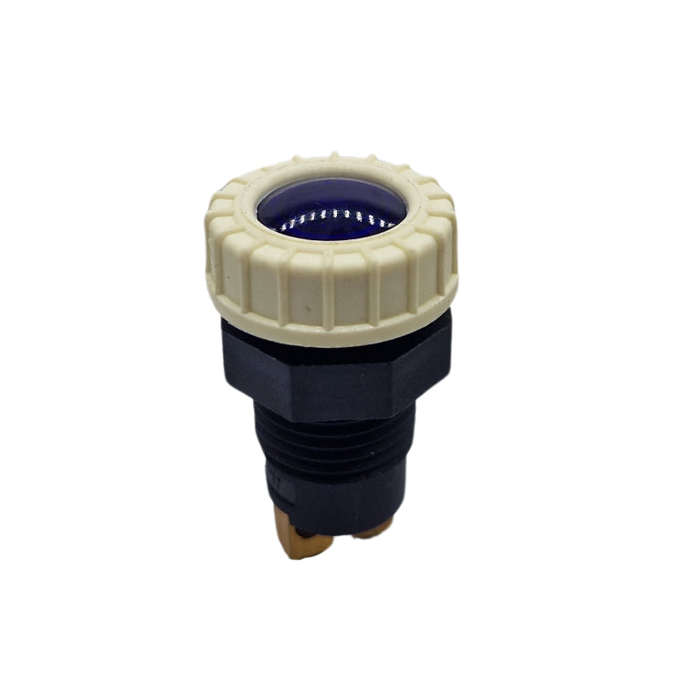 Kontrollleuchte Blau mit weißem Ring 1