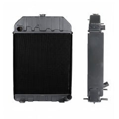 Ersatzkühler mit Lasche vorne passend zu Steyr 8080/8090 – 498x724 mm, Tiefe 165 mm