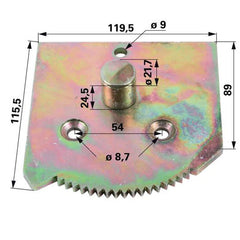 Segmento freno a mano serie Plus