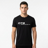 OTB Herren T-Shirt Schwarz mit Logo - Größe XL