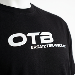 OTB Herren T-Shirt Schwarz mit Logo - Größe L