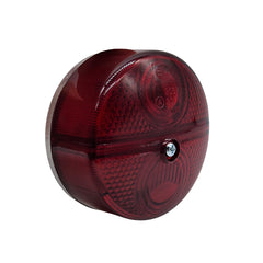 Hella Brems und Schlussleuchte rot/rot Rund 80mm ohne Kennzeichen