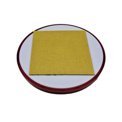 Rückstrahler Rot Ø60mm geklebt Rückseite