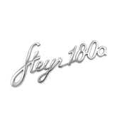 Steyr 180a Schriftzug für Kühlergrill – Premium, Messing verchromt