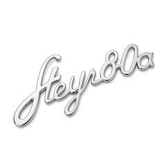 Steyr 80a Schriftzug für Kühlergrill – Premium, Messing verchromt