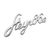 Steyr 86e Schriftzug für Kühlergrill – Premium, Messing verchromt