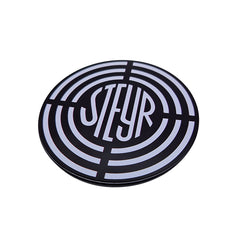 Kühlschrankmagnet mit Steyr Logo – Ø 80 mm