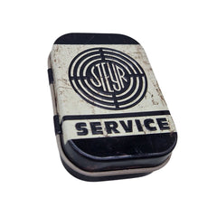 Steyr Metalldose gefüllt mit Pfefferminz