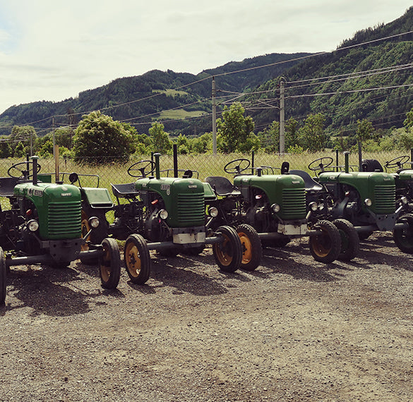 Traktorenhandel OTB Landtechnik Handel mehrere Steyr T80 15er nebeneinander