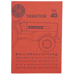 Steyr 40, 3-Zylinder, Betriebsanleitung