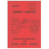 Lindner BF 320N, BF 320A, BF 320GT, spare parts catalog