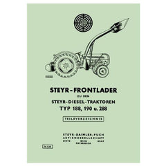 188 190 288 Frontlader Ersatzteilkatalog