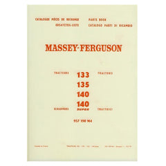 MF 133, 135, 140, 140 Super, Ersatzteilkatalog