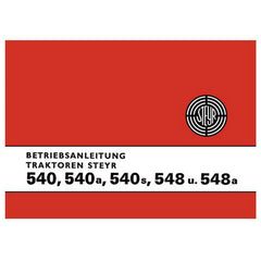 Steyr 540, 540 a, 540 s e 545, istruzioni per l'uso