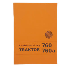 Manuale operativo del trattore Steyr 760 e 760a