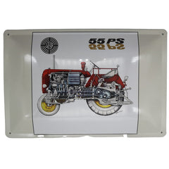 Blechschild - Steyr T185a mit 55PS