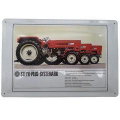 Blechschild - Steyr Plus Systematik