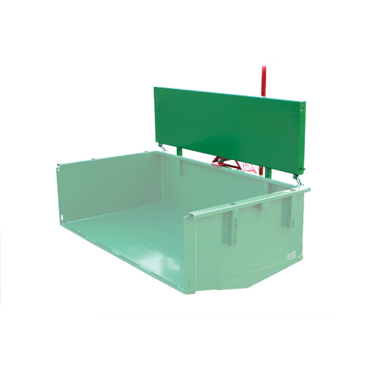 Zusatzausstattung für Kippmulde M80–125 Rückwand nach vorne steckbar