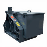 Traktor Heckbox / Forstkiste 120x60x60 cm in Anthrazitgrau für Front- und Heckhydraulik Kat. I und II